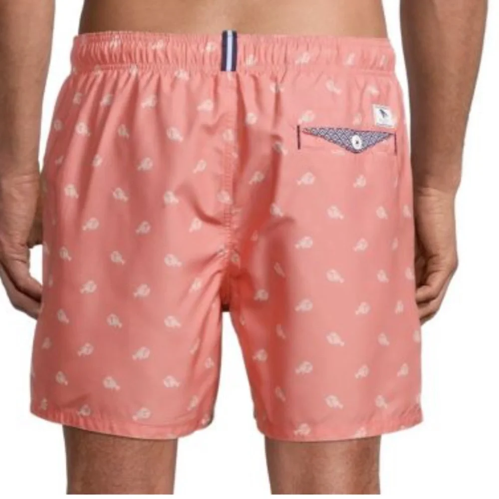TED BAKER Lobster-Print Swim Trunks men’s size L/XL